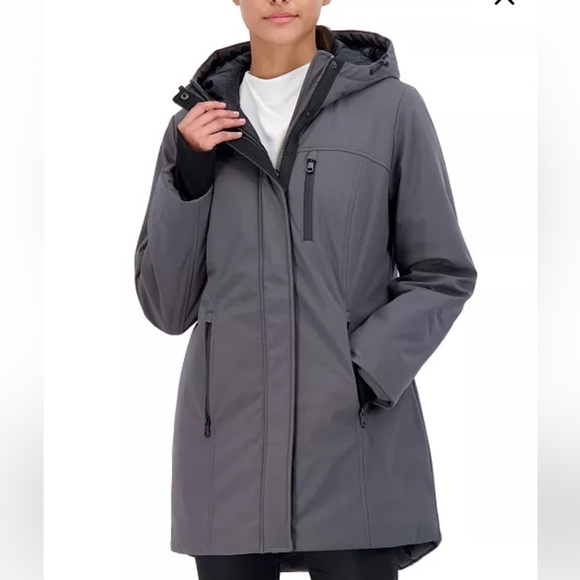 Sebby Collection Women's Heavyweight Softshell Coat, jacket women’s jacket - Picture 2 of 12